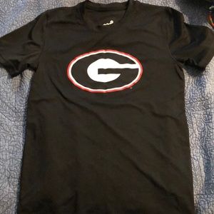 NWOT Boys  Univ of GA dri-fit shirt